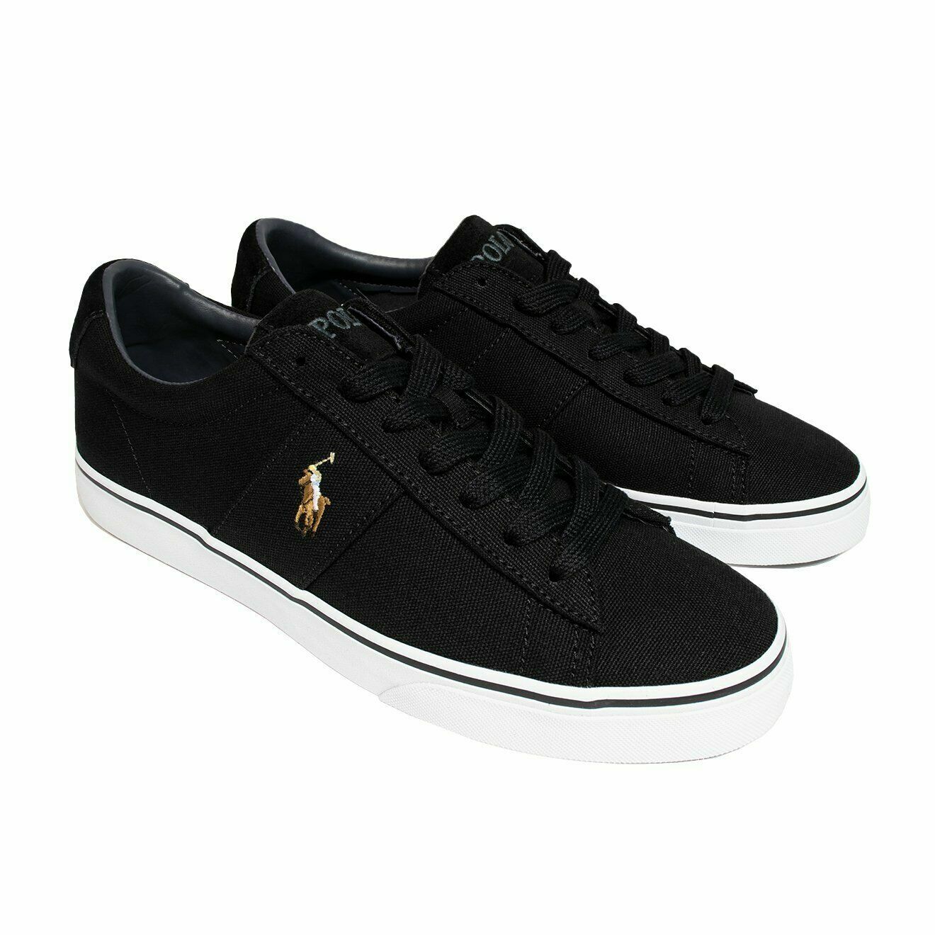 Ralph Lauren Polo Sayer Black Canvas 