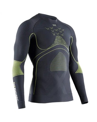 - X-Bionic Energy Accumulator 4.0 Herren Langarm Rundhals Shirt, Charcoal
