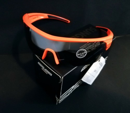 Salice 006 occhiali da sole - ciclismo - Cat. 3. - Arancione e Nero | eBay