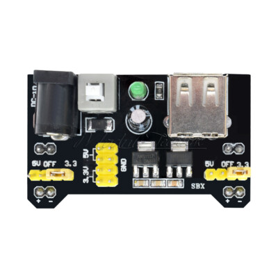 10PCS MB102 Breadboard 3.3V 5V Power Supply Module For Arduino Solderless-
