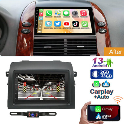 For Toyota Sienna 2004-2010 Wifi CarPlay Car Radio GPS 2005 2006 2007 2008 2009