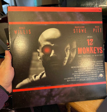 12 Monkeys LASERDISC Letterboxed Edition 1996 Brad Pitt Bruce Willis