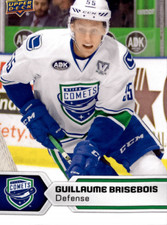 5 CARD LOT - 2017-18 Upper Deck AHL - Guillaume Brisebois #97 (RC)