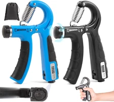 2-Pack Grip Strength Trainer – Adjustable 11-132Lbs for Climbers & Athletes