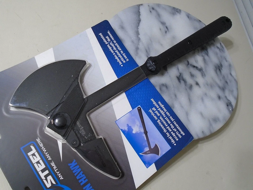 Cold Steel Recon Hawk Axe Spike Knife Ax 5mm Full Tang 65Mn #80TPA3 17 1/2" OA - Image 4 of 4