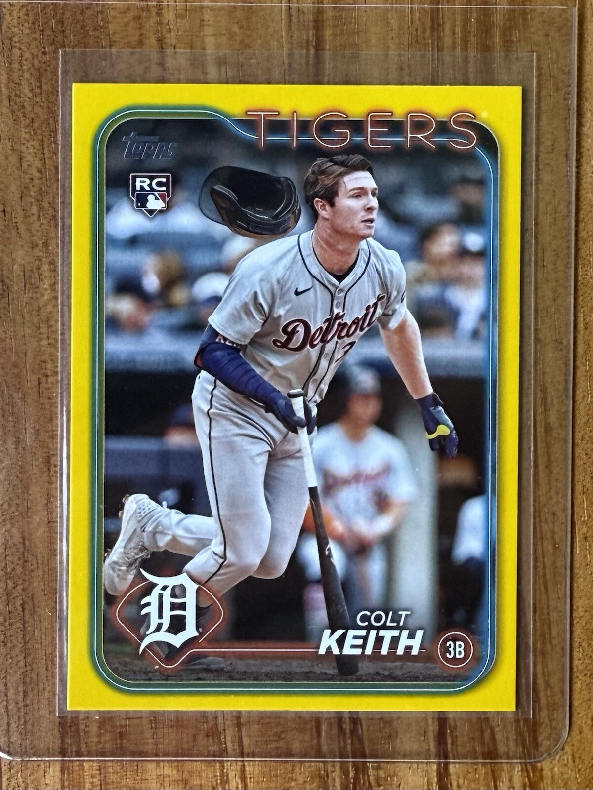 2024 Topps Update Colt Keith RC Yellow Parallel Detroit Tigers #US73