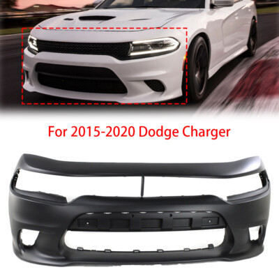 Front Bumper For 2015-2022 2023 Dodge Charger with Hood Scoop Model CH1000A23