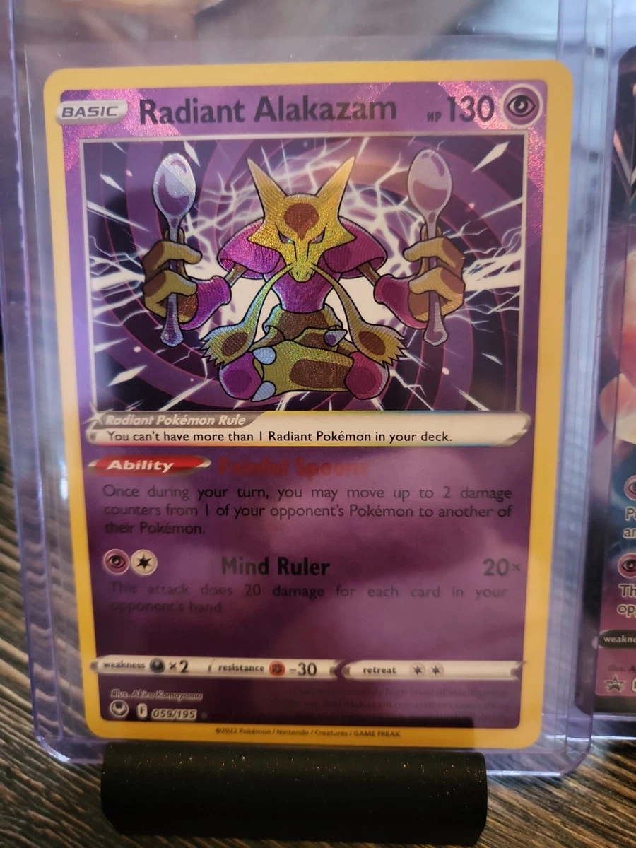 Radiant Alakazam Pokemon 2016 Silver Tempest #59 (BGS 9.5