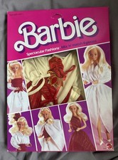 Vintage Barbie Spectacular Fashions 1984 9145 Doll Clothes NOS white red gold