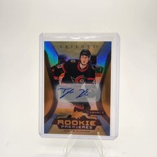 Tyler Kleven Upper Deck 2023-24 Trilogy Hockey Gold Rookie Auto /349 #146