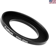 Lightweight Anodized Black Step-Up Ring 37-52mm for Effortless Photography