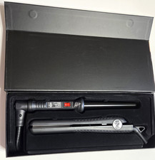 NEW Hera Beauty 2pc Set Ceramic Curling Iron Straightener 25mm barrel infrared
