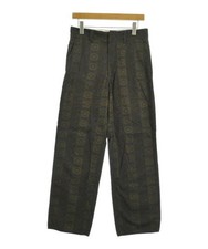 Needles Men's AllOver Pattern Pants Navy Khaki Size S Used