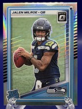 2025 Donruss Optic Jalen Milroe Rated Rookie #253 Silver Holo Seahawks