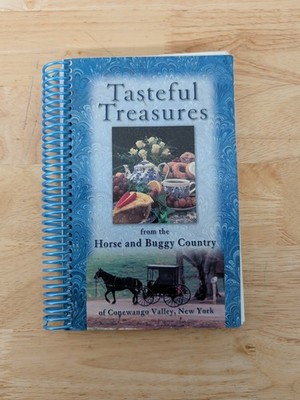 Tasteful Treasures Conewango Valley NY Amish Cookbook 2003 William Miller Spiral