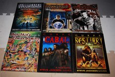 6 Steve Jackson Games Surpressed Transmission 1&2, Munchkins, Cabal, Bestiary, +