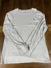 Polo Ralph Lauren Boys Gray Long Sleeve Crew Neck T Shirt XL 18-20