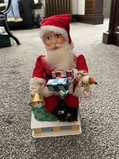 Vintage 1960 Santa Trim A Tree Bank By Noel Decorations . Works 