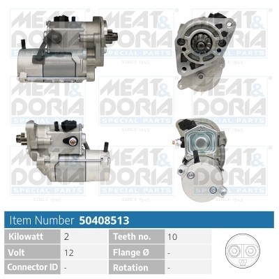 Meat & Doria Anlasser Starter 2 Kw FüR Toyota Land Cruiser Prado 4.0 FJ-image