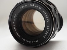 Good Condition : Pentax Super-Takumar 55mm f/1.8 M42 -Classic Standard Lens 548