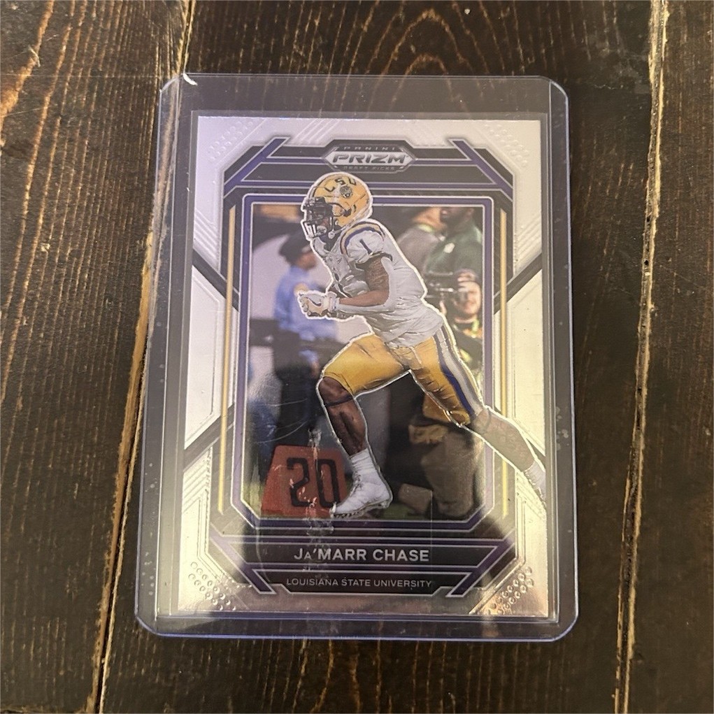 Panini Prizm Draft Picks 2023 Ja'Marr Chase #46 RC Rookie LSU Tigers Football