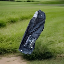 RAM Golf Club Bag Suitcase 2-wheeled Pull Along Travel Case Black VGC