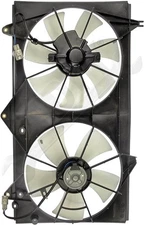 APDTY 731656 Dual Radiator & AC Condenser Cooling Fan Assembly