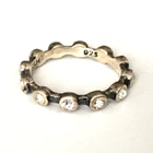 Vintage Ring MARKED 925 STERLING SILVER Size 6 Band Jewelry lot y
