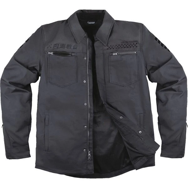 Icon Black Motorcycle Jackets for sale | eBay