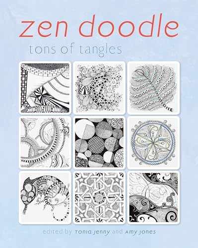 Zen Doodle: Tons of Tangles - Paperback, by Jenny Tonia; Jones Amy - Very Good x
