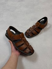 Officine Creative Mens Archive 521 Brown Leather Sandals Closed Toe Size 42-43
