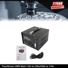 Step Up/Down110v to 220v /220v to 110v Voltage Converter Transformer 2000 Watt