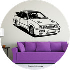 Wandtattoo Ford Sierra Cosworth RS500