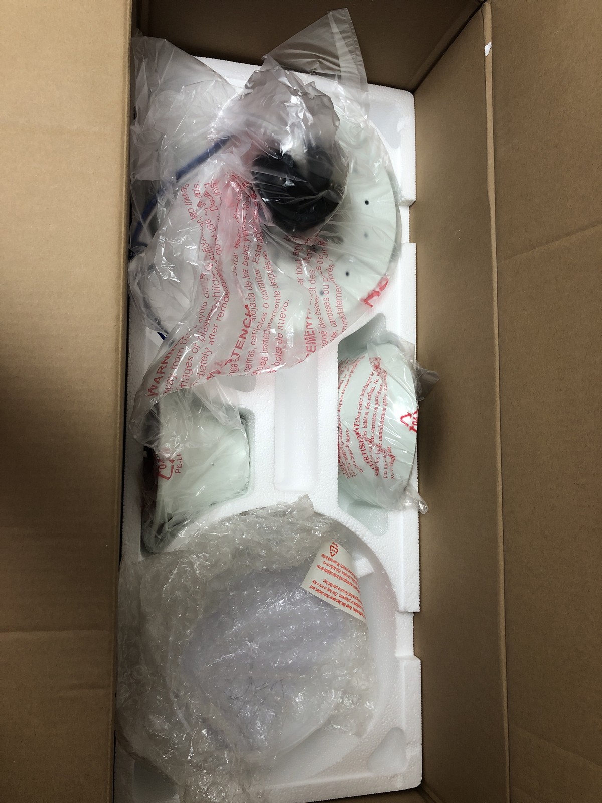 Home Decorators SW1422 48" LED White Ceiling Fan w/ Light & Remote