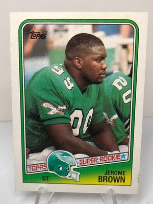 1988 Topps Football | #247 Jerome Brown | Eagles | Rookie