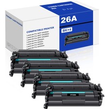 4PK CF226A Black Toner Cartridge fits for HP LaserJet Pro M402dn M402dw M402n