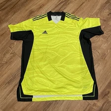 Adidas Goalkeeper Condivo 21 Yellow Men 2XL Football Soccer Jersey Primeblue