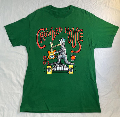 Crowded House Band Green Cotton Shirt All size S-5XL HL814