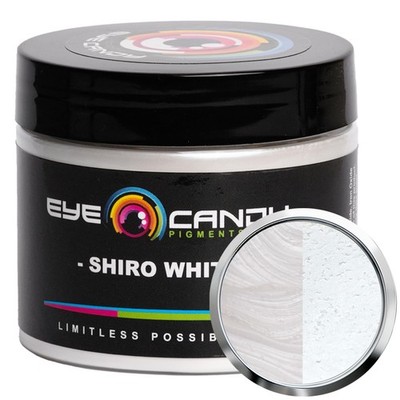 Eye Candy Pigments Premium White Mica Powder - Shiro 50G,