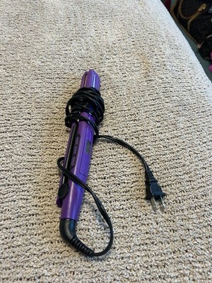 Conair Purple Ceramic Curling Iron 1 in Adjustable Heat Settings Electric