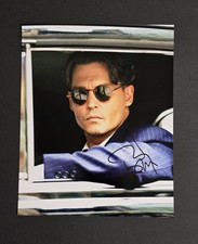 JOHNNY DEPP ORIGINAL HAND SIGNED AUTOGRAPHED 8x10 PHOTO MINT COA PUBLIC ENEMIES