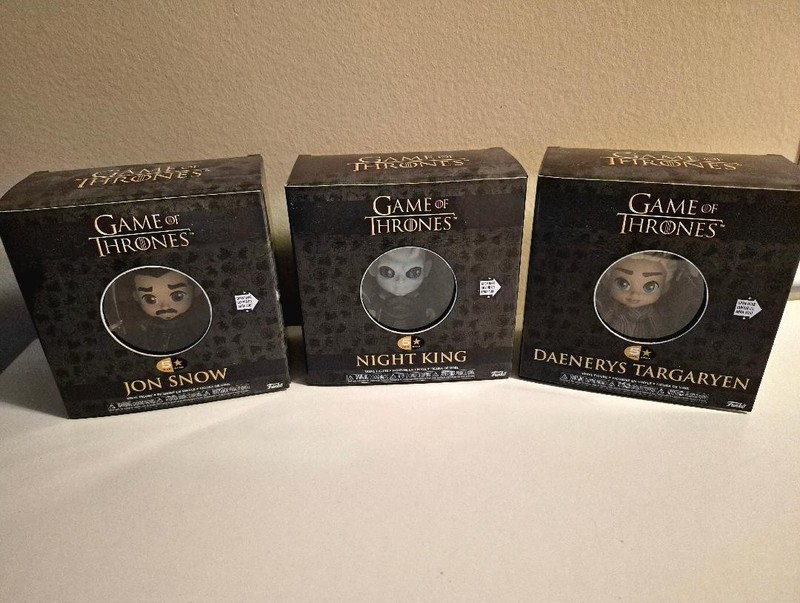 Funko 5 Star- 'Game of Thrones' lot of 3: Night King, Jon Snow & Daenerys