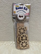 Darice Wood Model Kit Covered Wagon – DIY Craft Kit New Sealed Hobby Set