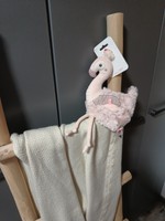 Fehn Baby Schmusetuch Kuscheltier Rosa Flamingo Super Weich Neu 0+