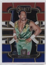 2024 Panini Select WWE Concourse Red & Blue Prizm Faarooq Ron Simmons HOF 1o8k