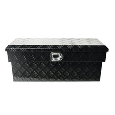 34x12.2x15 Aluminum Side Mount Truck Tool Box Trailer Storage Box Lock Key