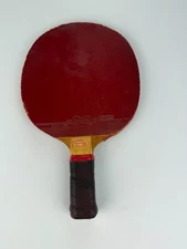 Slazenger Table Tennis Paddle- Leather Handle- Butterfly Rubber-Shipped From USA