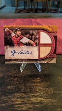 2025 Topps Museum Signature Swatches Dual Relic Auto Jason Varitek 11/75