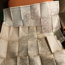 Job Lot Of 2 Vintage Railway Maps Great Western ABC Map