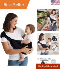Breathable Baby Carrier - Ergonomic Sling for Newborns  Toddlers, 8-35lbs